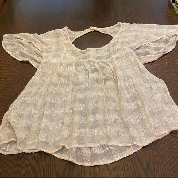 Free People | New Romantics | Rainbow Sheer Flower Bud Embroidered Tunic - Picture 7 of 10